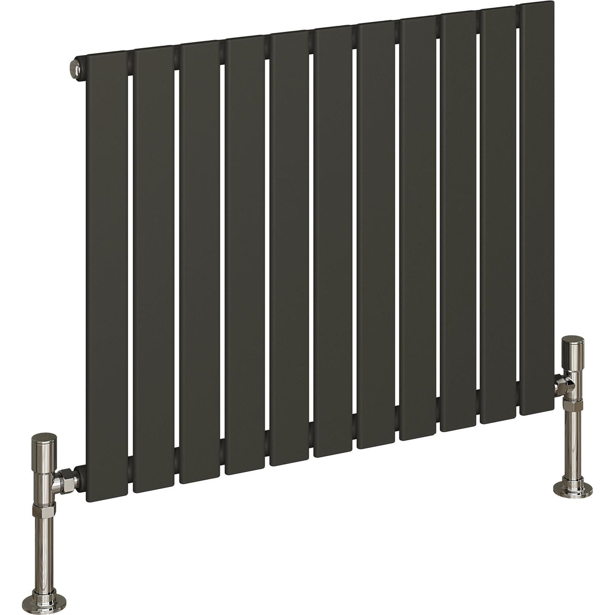 Aquarius Bathrooms Panel Radiator 600 x770mm / Anthracite Aquarius Flat Panel Single Horizontal Radiator