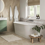 Crosswater Back To Wall Freestanding Bath Crosswater Cursa Back to Wall Freestanding Bath - 1500 x 800mm - Gloss White