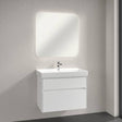 Villeroy & Boch Illuminated Mirror 600 x 600mm Villeroy & Boch More to See Lite LED Illuminated Curved Rectangular Mirror