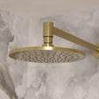Crosswater Fixed Shower Head 200mm / Stainless Brushed Brass Effect Crosswater 3ONE6 Shower Head