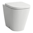 Laufen Back To Wall Toilet Laufen Meda Rimless Silent Flush Back to Wall Toilet with Soft Close Seat