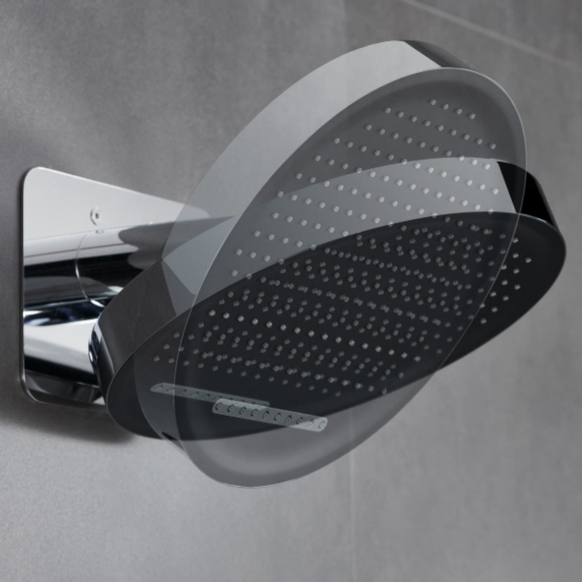TED Fixed Shower Head TED Venn 370mm Fixed Shower Head with Blade Waterfall