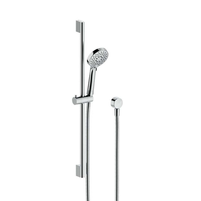 Britton Shower Riser Rail Britton Hoxton 2.0 Shower Set with Slide Rail and Outlet Elbow in Chrome