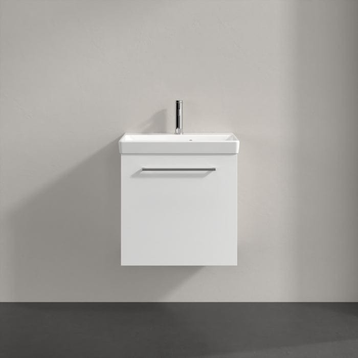 Villeroy & Boch Wall Mounted Vanity Unit Villeroy & Boch Avento Wall Hung Vanity Unit 530mm One Door with Basin