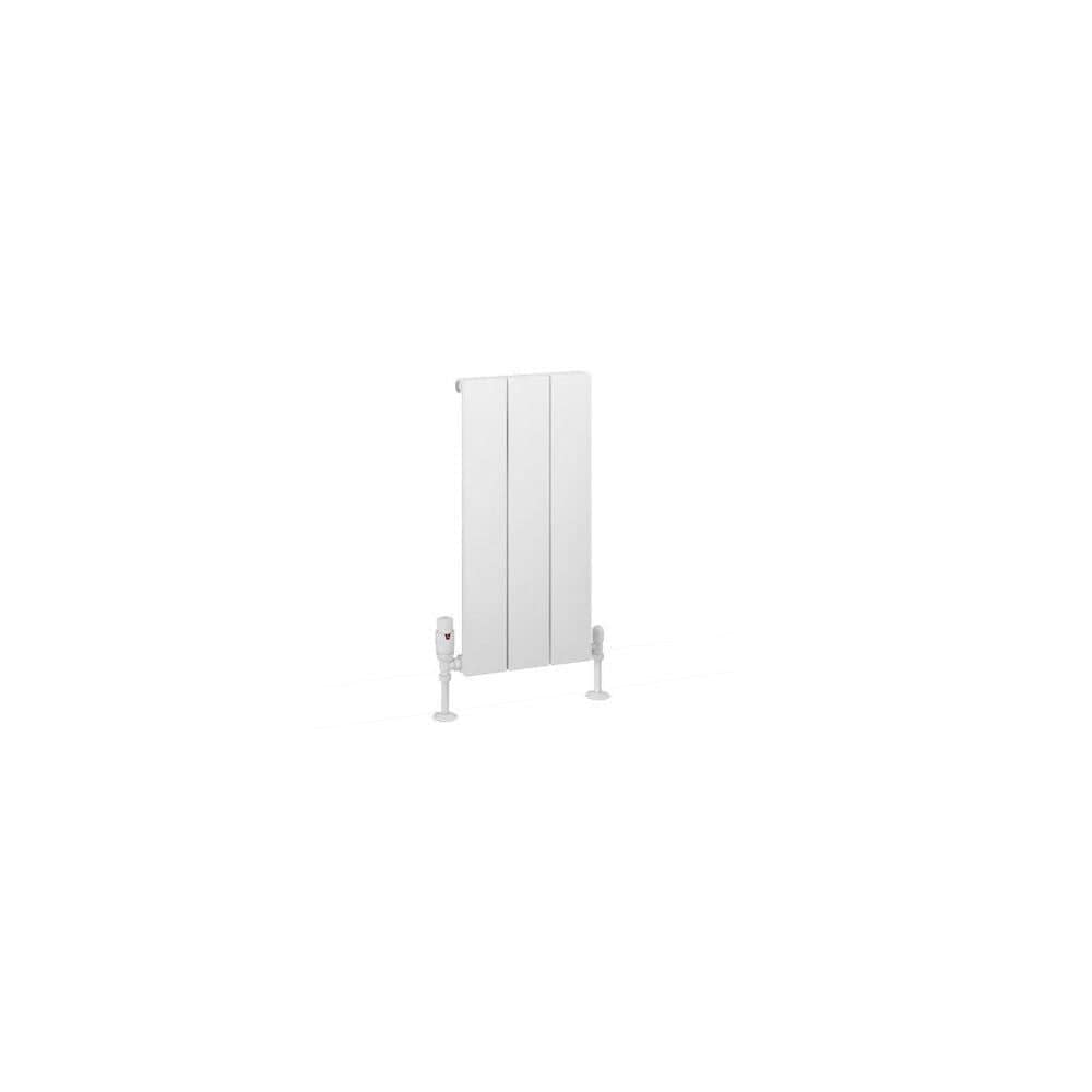 Eastbrook Charlton Vertical Aluminium Designer Radiator in Matt White