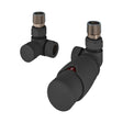 Eastbrook Radiator Valve Matt Anthracite Eastbrook Darlington Corner Thermostatic Radiator Valve with Lockshield (Pair)