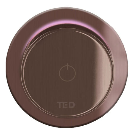 TED Concealed Shower Valve Brushed Bronze TED Togo Single Outlet Concealed Shower Valve and Digital Ring Button