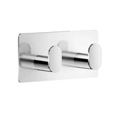 Smedbo Robe Hook Smedbo Cube Self-Adhesive Double Robe Hook