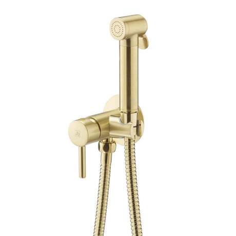 JTP Douches Brushed Brass JTP VOS Douche Set with Handset and Holder