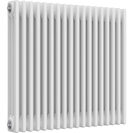Aquarius Bathrooms Column Radiator 750mm x 830mm Aquarius Foundry Horizontal 3 Column Radiator in White