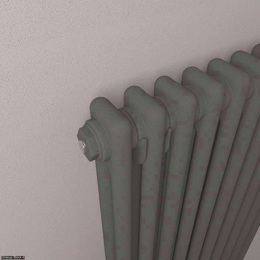 Eastbrook Rivassa Traditional 2 Column Radiator in Matt Anthracite