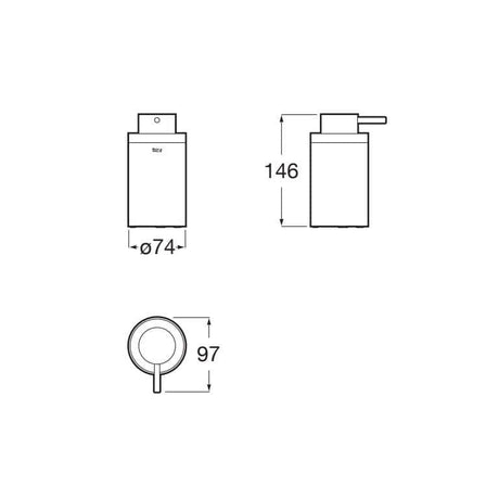 Roca Soap Dispenser Roca Hotels Round Soap Dispenser