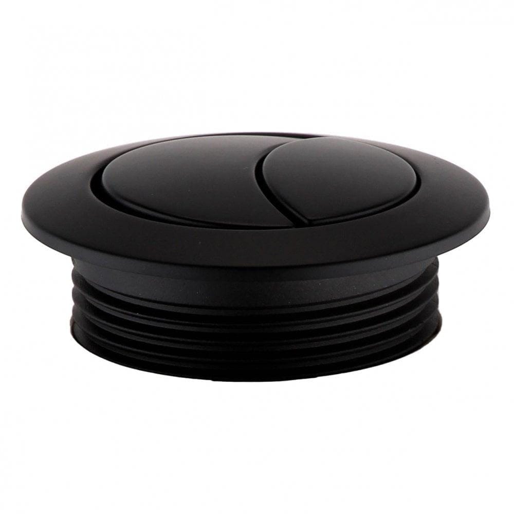 Kartell Aquarius K-Series Toilet Cistern Button in Matt Black