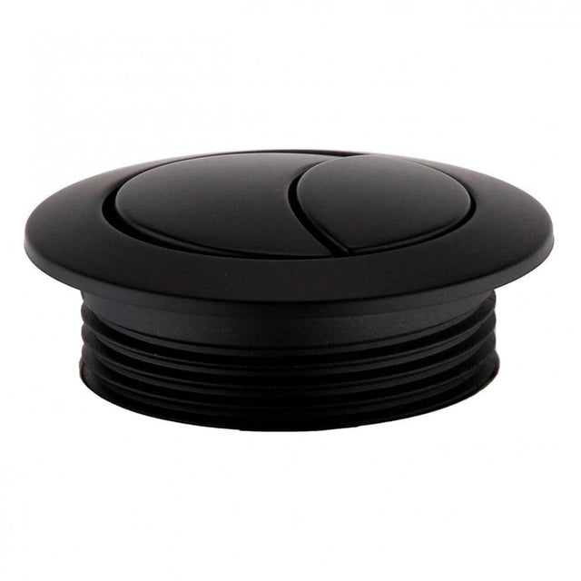 Kartell Aquarius K-Series Toilet Cistern Button in Matt Black
