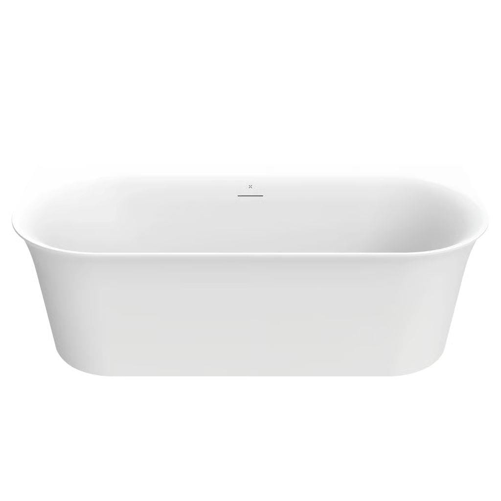 Crosswater Back To Wall Freestanding Bath Crosswater Cursa Back to Wall Freestanding Bath
