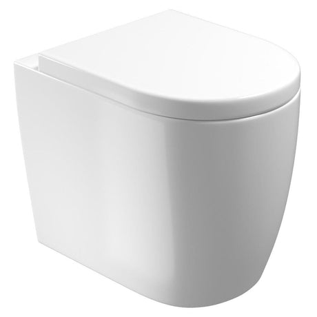 Saneux Back To Wall Toilet Saneux Uni Back to Wall Rimless Toilet with Soft Close Seat