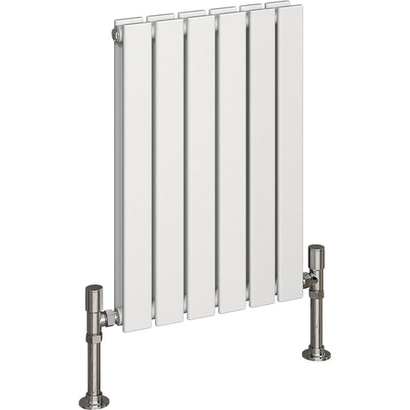 Aquarius Bathrooms Panel Radiator 600 x420mm / White Aquarius Flat Double Horizontal Panel Radiator