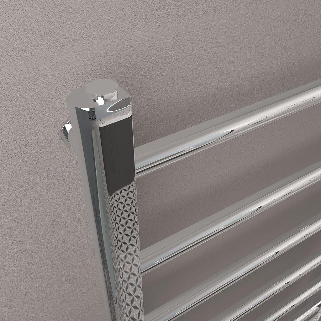 Eastbrook Ladder Rail Eastbrook Tuscan Round Heated Towel Rail in Chrome