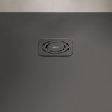 ROCA Square Shower Tray ROCA Terran-N Superslim Stonex® Square Shower Tray with Twist Colour Match Waste Cover