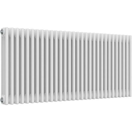 Aquarius Bathrooms Column Radiator 600mm x 1370mm Aquarius Foundry Horizontal 3 Column Radiator in White