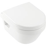 Villeroy & Boch Wall Hung Toilet Villeroy & Boch Architectura Compact Wall Hung Rimless DirectFlush Toilet with Soft Close Seat