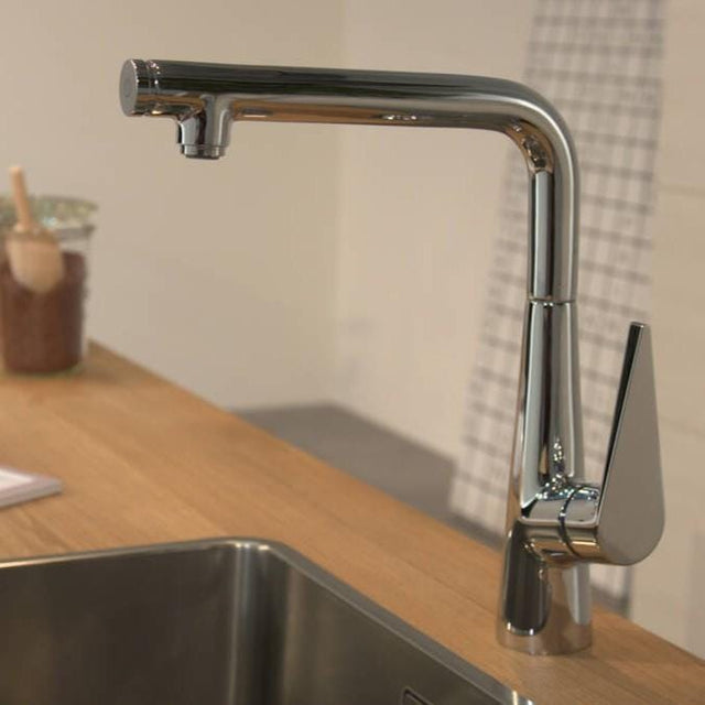 Hansgrohe Kitchen Tap Hansgrohe Talis Select M51 Single Lever Kitchen Mixer Tap 300 in Chrome