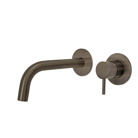 JTP VOS Single Lever Wall Mounted Basin Mixer Tap with 200mm Slim Spout