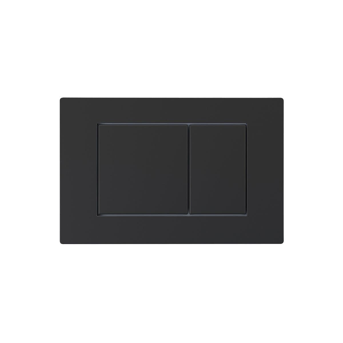 Imex Flush Plate Matt Black Imex Square Button Stainless Steel Flush Plate (for IMFF01 & IMCC0 Cisterns)