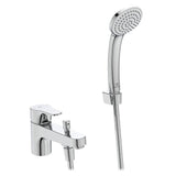 Ideal Standard Bath Shower Mixer Ideal Standard Cerabase Single Lever Bath Shower Mixer Tap with Shower Set in Chrome