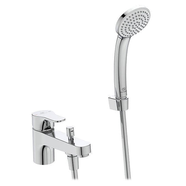 Ideal Standard Bath Shower Mixer Ideal Standard Cerabase Single Lever Bath Shower Mixer Tap with Shower Set in Chrome