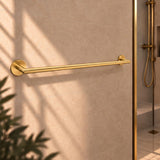 Smedbo Towel Rails and Rings Brushed Brass Smedbo Dot Self-Adhesive Towel Rail