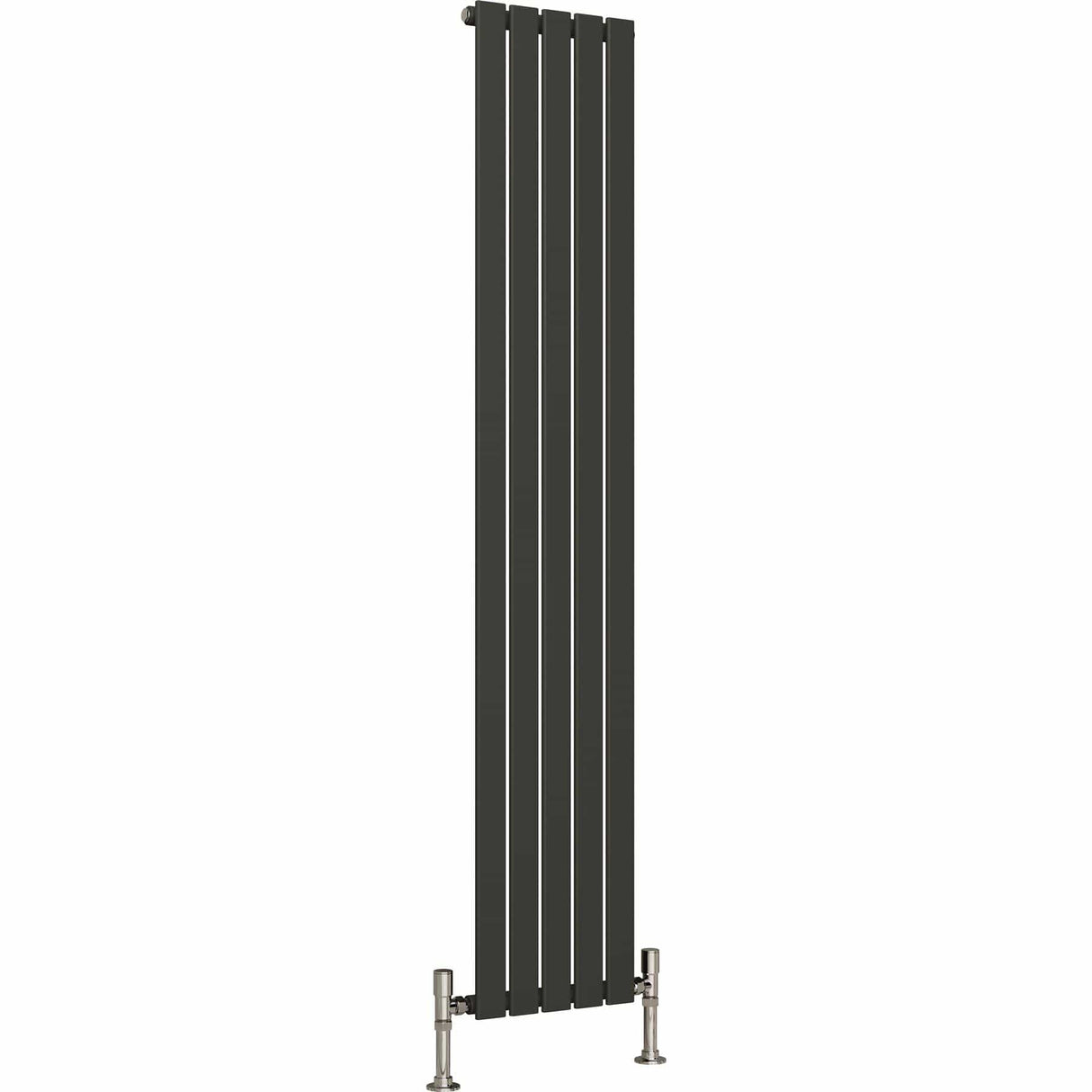 Aquarius Bathrooms Panel Radiator 1800 x350mm / Anthracite Aquarius Flat Single Vertical Radiator