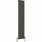Aquarius Bathrooms Panel Radiator 1800 x350mm / Anthracite Aquarius Flat Single Vertical Radiator