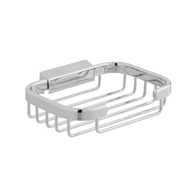 Vado Basket Vado Small Rectangular Soap Basket in Chrome