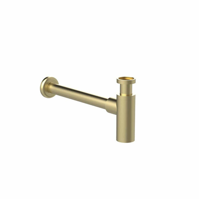 Roca Bottle Trap Brushed Brass Roca Universal Round Bottle Trap