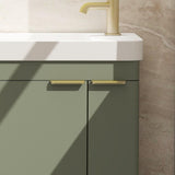 Imex Furniture Handles Brushed Brass Imex Luna 100mm Handle (Pair)
