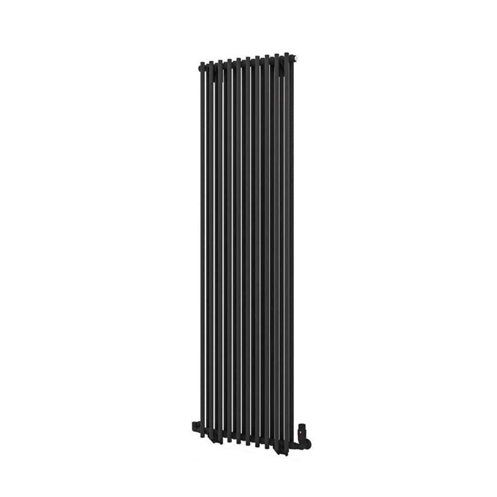 Eastbrook Column Radiator Eastbrook Murano Vertical Designer Radiator in Matt Black