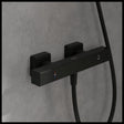 Villeroy & Boch Exposed Shower Valve Matt Black Villeroy & Boch Universal Exposed Thermostatic Square Shower Valve