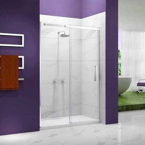 Merlyn Sliding Shower Door Chrome / 1700mm Merlyn Ionic Frameless Sliding Shower Door