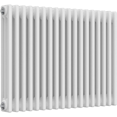 Aquarius Bathrooms Column Radiator 600mm x 830mm Aquarius Foundry Horizontal 3 Column Radiator in White