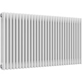 Aquarius Bathrooms Column Radiator 750mm x 1370mm Aquarius Foundry Horizontal 3 Column Radiator in White