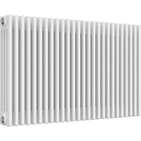 Aquarius Bathrooms Column Radiator 750mm x 1190mm Aquarius Foundry Horizontal 4 Column Radiator in White