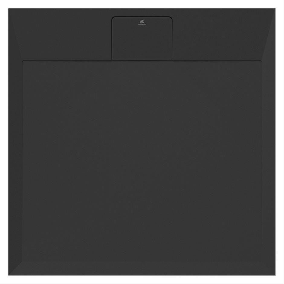Ideal Standard Rectangle Shower Tray Ideal Standard Ultra Flat S i.life Shower Tray in Jet Black