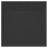 Ideal Standard Rectangle Shower Tray Ideal Standard Ultra Flat S i.life Shower Tray in Jet Black