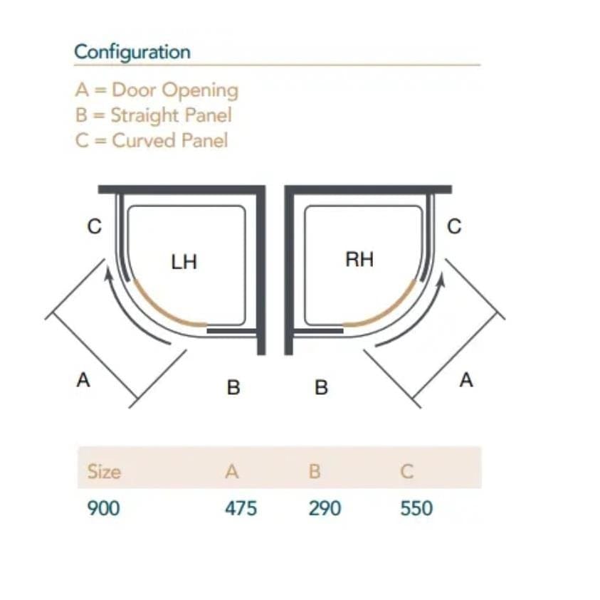 Merlyn Quadrant Shower Enclosure Merlyn Ionic Essence Frameless 8mm 1 Door Quadrant Shower Enclosure