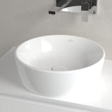 Villeroy & Boch Countertop Basin Villeroy & Boch Architectura Round 450mm Countertop Basin (with Overflow) in Alpin White
