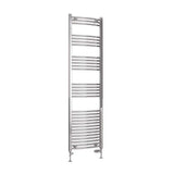 Eastbrook Ladder Rail Eastbrook Wendover Curved Vertical Heated Towel Rail in Chrome