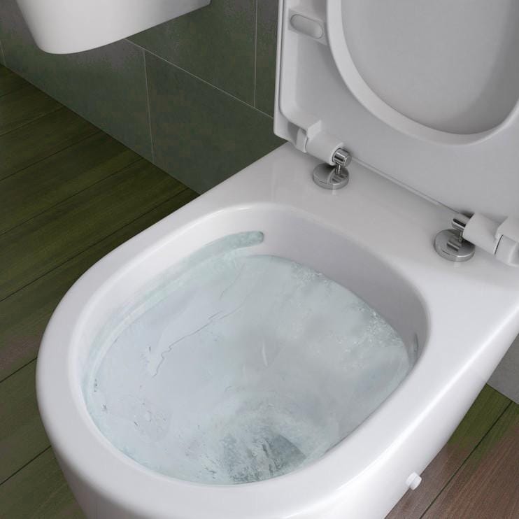 Aquarius Wall Hung Toilet Aquarius Urbano Rimless Wall Hung Toilet Pack with Frame, Flush Plate, Soft Closing Seat and Hinge Covers