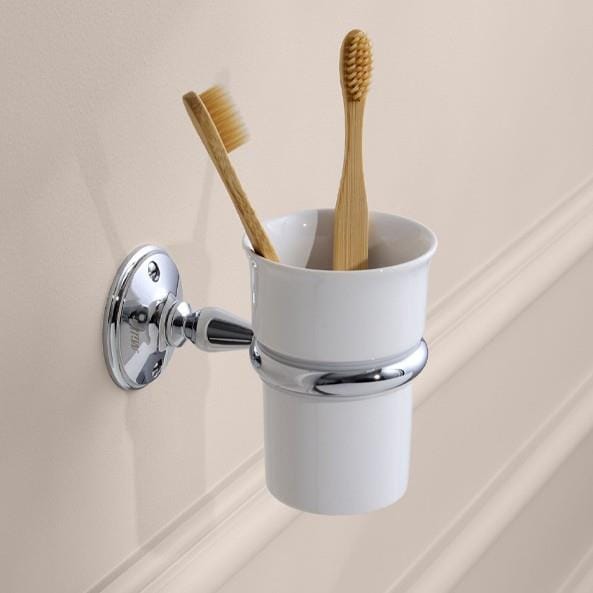 Miller Toothbrush Holder Chrome Miller Stockholm Tumbler and Holder