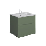 Crosswater Wall Mounted Vanity Unit Crosswater Glide II Wall Mounted Two Drawer Vanity Unit with Basin